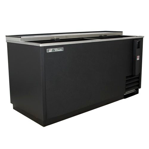 True TD-65-24-HC 65" Forced Air Bottle Cooler - Holds (528) 12 oz Bottles, Lid Locks, 115v