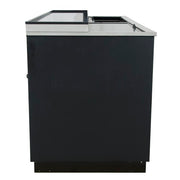 True TD-65-24-HC 65" Forced Air Bottle Cooler - Holds (528) 12 oz Bottles, Lid Locks, 115v