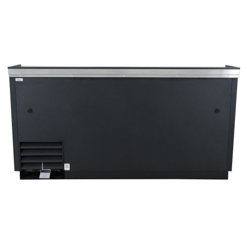 True TD-65-24-HC 65" Forced Air Bottle Cooler - Holds (528) 12 oz Bottles, Lid Locks, 115v