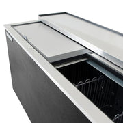 True TD-65-24-HC 65" Forced Air Bottle Cooler - Holds (528) 12 oz Bottles, Lid Locks, 115v