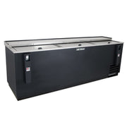 True TD-95-38-HC 95" Forced Air Bottle Cooler - Holds (900) 12 oz Bottles, Lid Locks, 115v