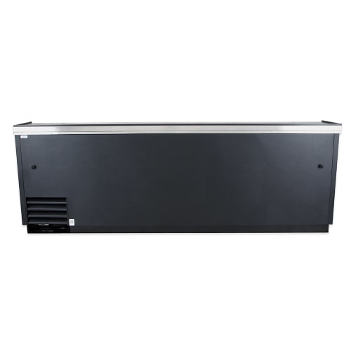 True TD-95-38-HC 95" Forced Air Bottle Cooler - Holds (900) 12 oz Bottles, Lid Locks, 115v