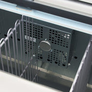 True TD-95-38-HC 95" Forced Air Bottle Cooler - Holds (900) 12 oz Bottles, Lid Locks, 115v