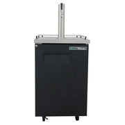 True TDD-1-HC 24" Kegerator Beer Dispenser w/ (1) Keg Capacity - (1) Column, Black, 115v