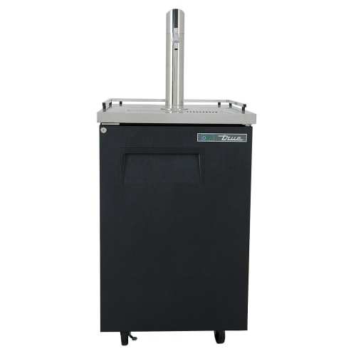True TDD-1-HC 24" Kegerator Beer Dispenser w/ (1) Keg Capacity - (1) Column, Black, 115v