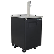 True TDD-1-HC 24" Kegerator Beer Dispenser w/ (1) Keg Capacity - (1) Column, Black, 115v