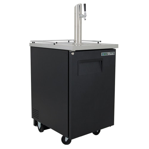 True TDD-1-HC 24" Kegerator Beer Dispenser w/ (1) Keg Capacity - (1) Column, Black, 115v