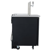 True TDD-1-HC 24" Kegerator Beer Dispenser w/ (1) Keg Capacity - (1) Column, Black, 115v