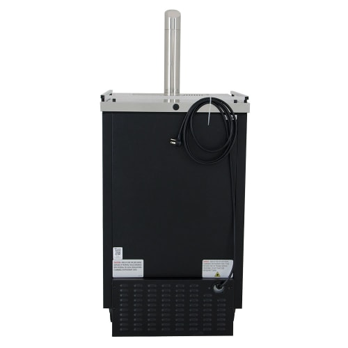 True TDD-1-HC 24" Kegerator Beer Dispenser w/ (1) Keg Capacity - (1) Column, Black, 115v