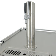 True TDD-1-HC 24" Kegerator Beer Dispenser w/ (1) Keg Capacity - (1) Column, Black, 115v
