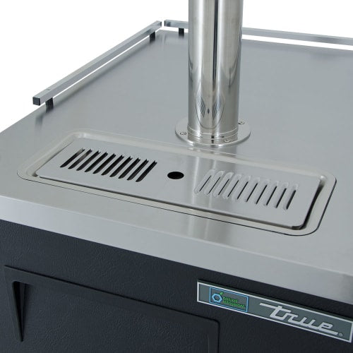 True TDD-1-HC 24" Kegerator Beer Dispenser w/ (1) Keg Capacity - (1) Column, Black, 115v