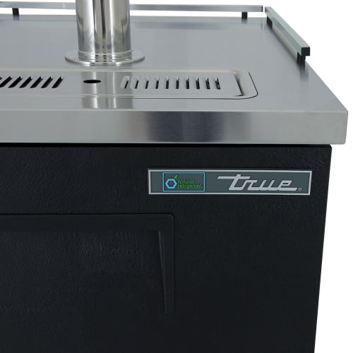 True TDD-1-HC 24" Kegerator Beer Dispenser w/ (1) Keg Capacity - (1) Column, Black, 115v