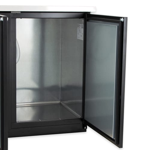 True TDD-4-HC 90" Kegerator Beer Dispenser w/ (4) Keg Capacity - (2) Columns, Black, 115v