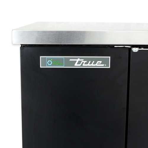 True TDD-4-HC 90" Kegerator Beer Dispenser w/ (4) Keg Capacity - (2) Columns, Black, 115v