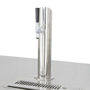 True TDD-4-HC 90" Kegerator Beer Dispenser w/ (4) Keg Capacity - (2) Columns, Black, 115v