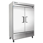 True TS-49-HC 54 1/10" Two Section Reach In Refrigerator, (2) Left/Right Hinge Solid Doors, 115v