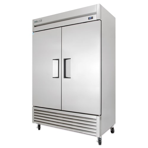True TS-49-HC 54 1/10" Two Section Reach In Refrigerator, (2) Left/Right Hinge Solid Doors, 115v
