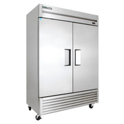 True TS-49F-HC 54 1/8" TS Series Two Section Reach In Freezer, (2) Left/Right Hinge Solid Doors, 115v