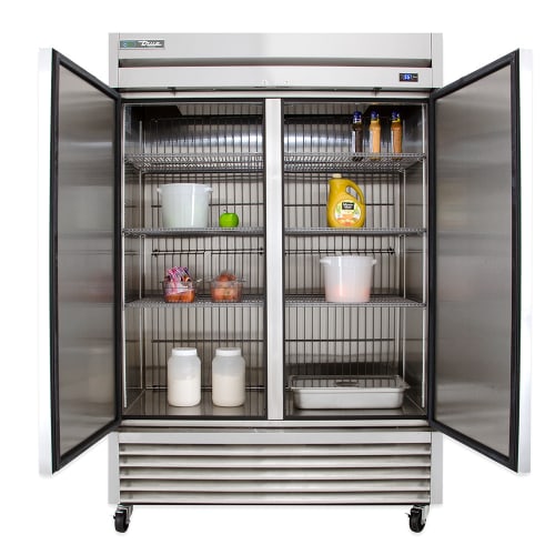 True TS-49F-HC 54 1/8" TS Series Two Section Reach In Freezer, (2) Left/Right Hinge Solid Doors, 115v