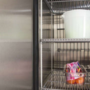 True TS-49F-HC 54 1/8" TS Series Two Section Reach In Freezer, (2) Left/Right Hinge Solid Doors, 115v
