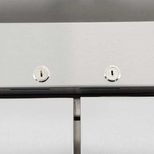 True TS-49F-HC 54 1/8" TS Series Two Section Reach In Freezer, (2) Left/Right Hinge Solid Doors, 115v