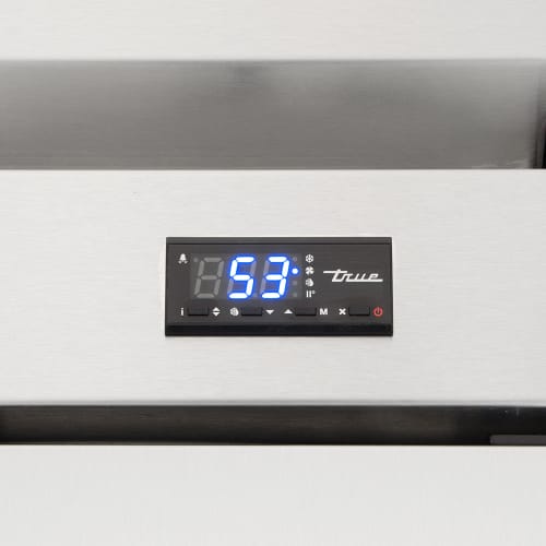True TS-49F-HC 54 1/8" TS Series Two Section Reach In Freezer, (2) Left/Right Hinge Solid Doors, 115v