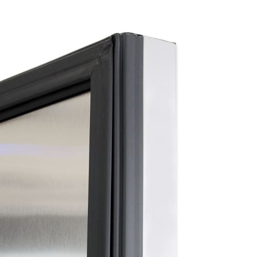 True TS-72-HC 78 1/10" Three Section Reach In Refrigerator, (3) Left/Right Hinge Solid Doors, 115v