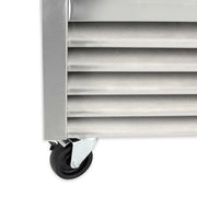 True TS-72-HC 78 1/10" Three Section Reach In Refrigerator, (3) Left/Right Hinge Solid Doors, 115v