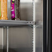 True TS-72-HC 78 1/10" Three Section Reach In Refrigerator, (3) Left/Right Hinge Solid Doors, 115v