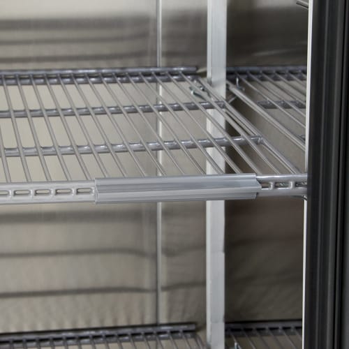 True TS-72-HC 78 1/10" Three Section Reach In Refrigerator, (3) Left/Right Hinge Solid Doors, 115v