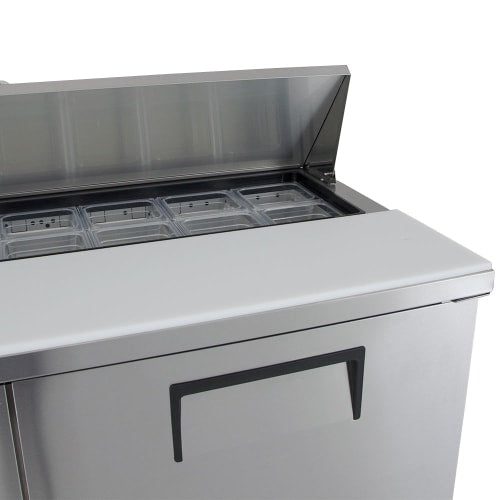 True TSSU-60-16-HC 60" TSSU Series Sandwich/Salad Prep Table w/ Refrigerated Base, 115v