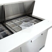 True TSSU-60-24M-B-ST-HC 60" TSSU Series Mega Top Sandwich/Salad Prep Table w/ Refrigerated Base, 115v