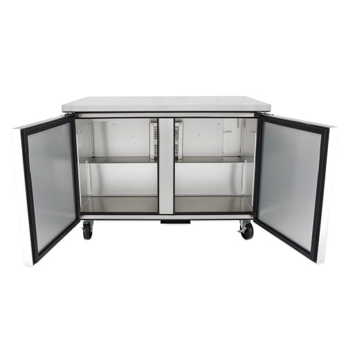 True TUC-48-HC 48" W Undercounter Refrigerator w/ (2) Sections & (2) Doors, 115v