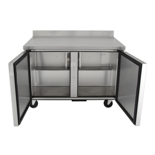 True TWT-48-HC 48" Worktop Refrigerator w/ (2) Sections, 115v