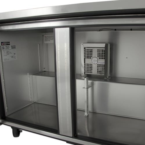 True TWT-48-HC 48" Worktop Refrigerator w/ (2) Sections, 115v