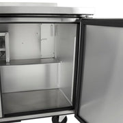 True TWT-48-HC 48" Worktop Refrigerator w/ (2) Sections, 115v