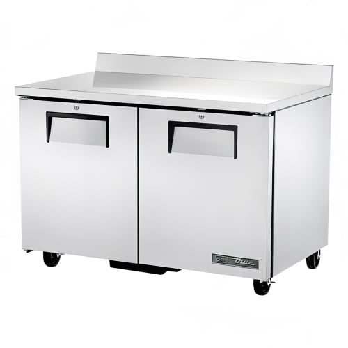True TWT-48F-HC 48 1/2" W Worktop Freezer w/ (2) Sections & (2) Doors, 115v