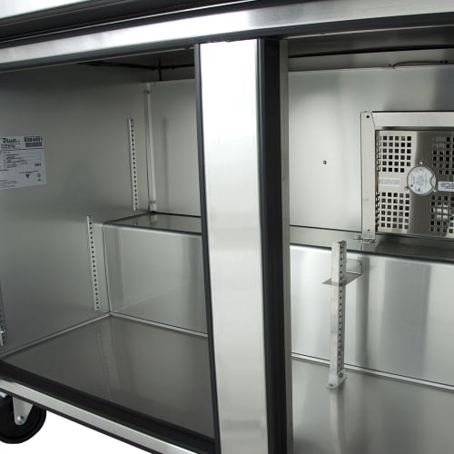 True TWT-60F-HC 60 1/2" W Worktop Freezer w/ (2) Sections & (2) Doors, 115v