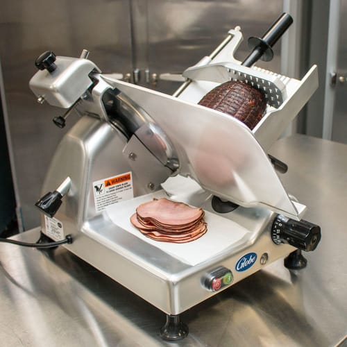 Globe G12 Manual Meat & Cheese Slicer w/ 12" Blade, Belt Driven, Aluminum, 1/2 hp