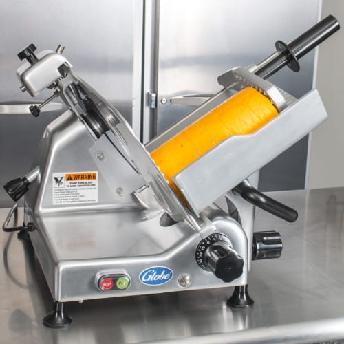 Globe G12 Manual Meat & Cheese Slicer w/ 12" Blade, Belt Driven, Aluminum, 1/2 hp