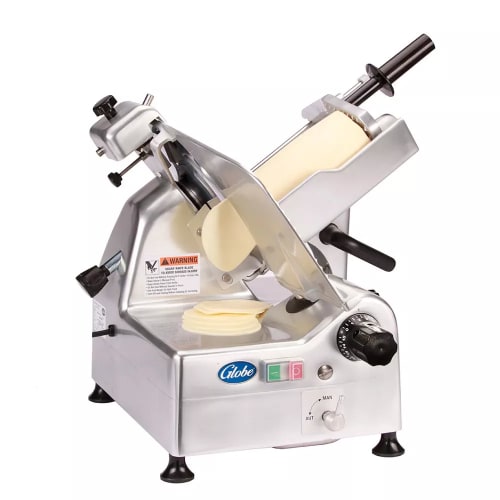 Globe G12A Automatic Meat & Cheese w/ 12" Blade, Belt Driven, Aluminum, 1/2 hp