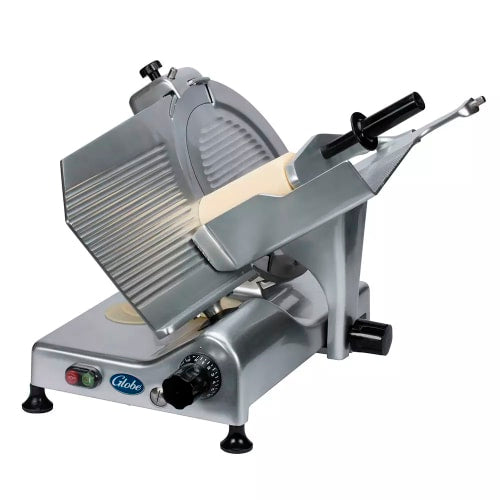 Globe G14 Manual Meat & Cheese w/ 14" Blade, Belt Driven, Aluminum, 1/2 hp