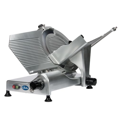 Globe G14 Manual Meat & Cheese w/ 14" Blade, Belt Driven, Aluminum, 1/2 hp