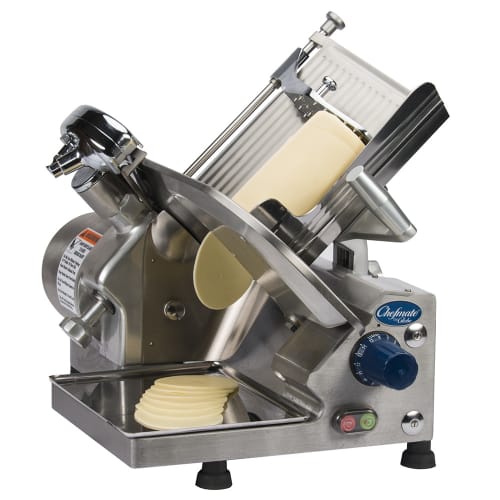 Globe GC512 Manual Meat & Cheese w/ 12" Blade, Gear Driven, Aluminum, 1/3 hp