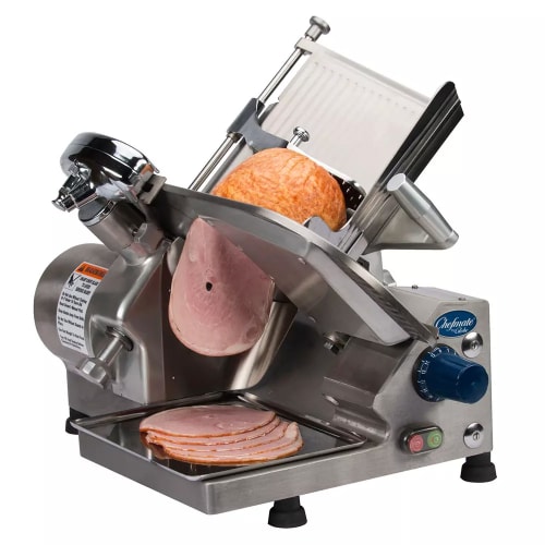 Globe GC512 Manual Meat & Cheese w/ 12" Blade, Gear Driven, Aluminum, 1/3 hp