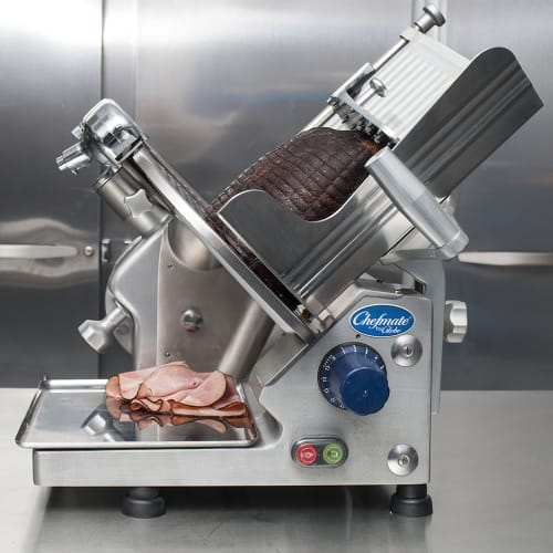 Globe GC512 Manual Meat & Cheese w/ 12" Blade, Gear Driven, Aluminum, 1/3 hp