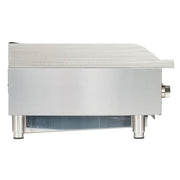 Globe GCB48G-RK 48" Countertop Gas Charbroiler w/ Reversible Grates, Char Rock