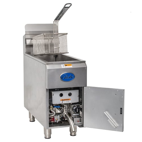 Globe GF15PG Countertop Gas Fryer - (1) 15 lb Vat, Liquid Propane