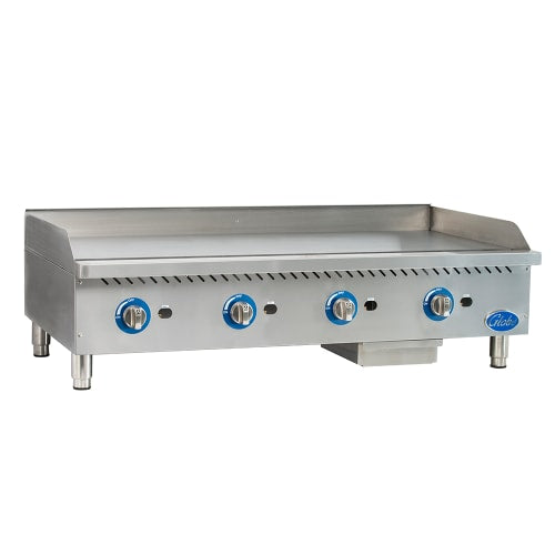 Globe GG48G 48" Gas Griddle w/ Manual Controls - 1" Steel Plate, Convertible