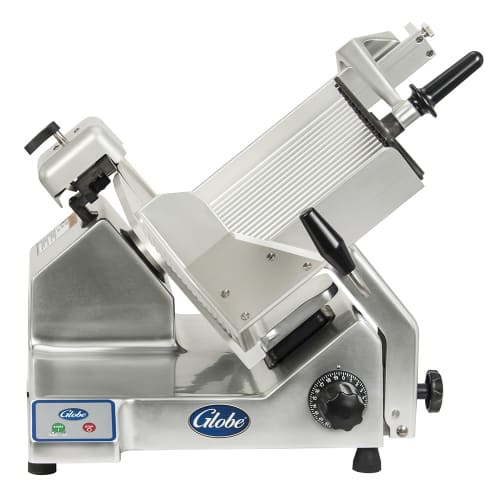 Globe S13 Manual Meat & Cheese w/ 13" Blade, Belt Driven, Aluminum, 1/2 hp